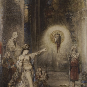 Gustave Moreau: A aparição. Impressão / pôster de belas artes (007)