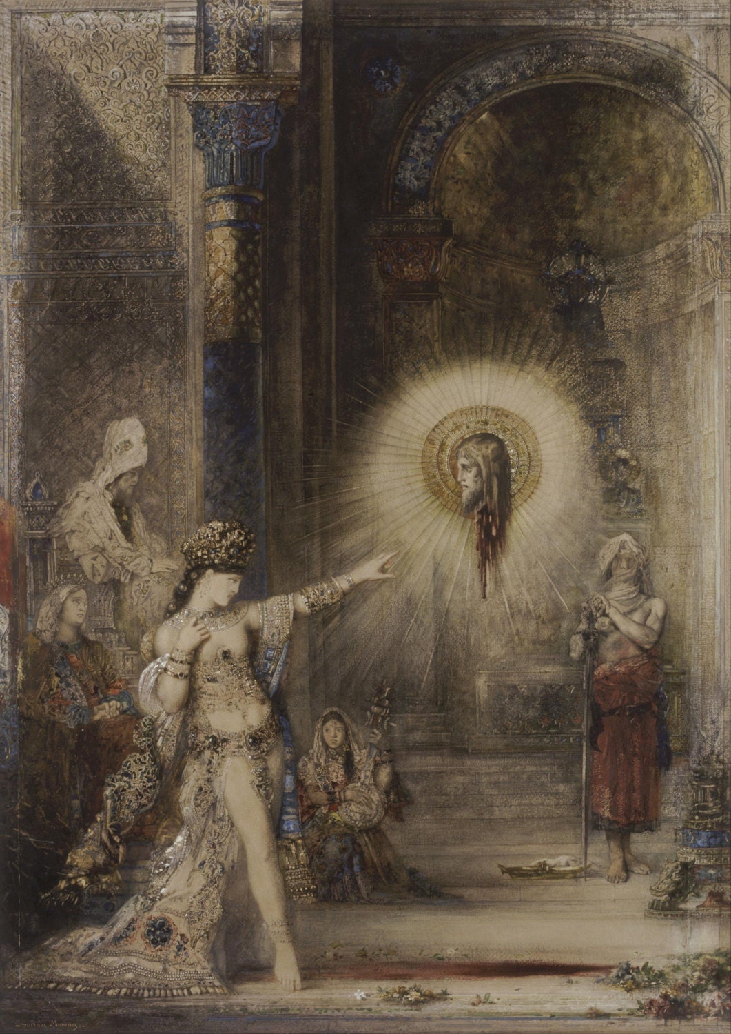 Gustave Moreau: The Apparition. Fine Art Print/Poster (007)