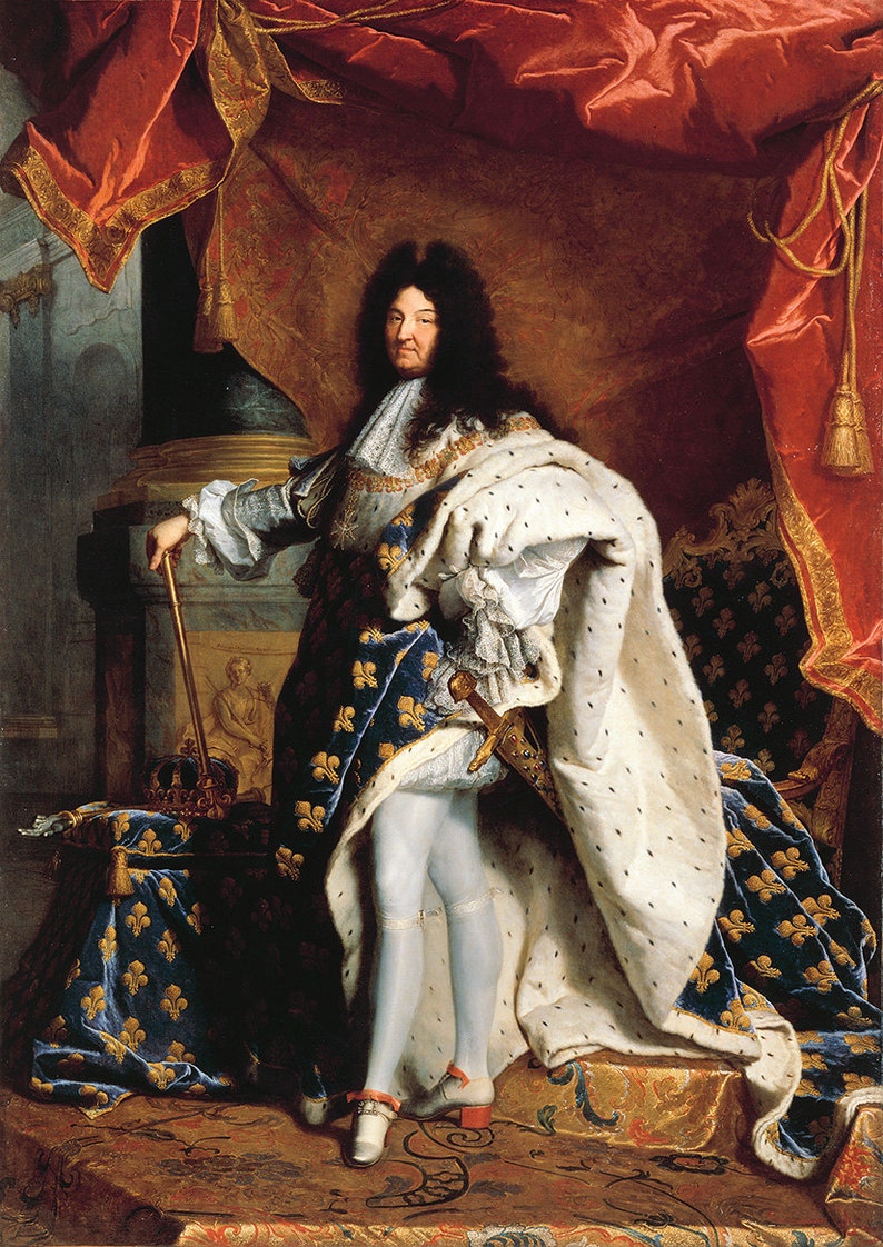 Hyacinthe Rigaud: Louis XIV of France. Fine Art Print/Poster image 1