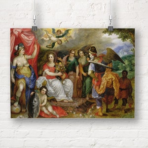 Jan Breughel el Viejo: La Alegoría del Bienestar Público. Impresión/Póster de Bellas Artes