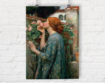 John William Waterhouse: The Soul of the Rose. Fine Art Print/Poster. (003582)