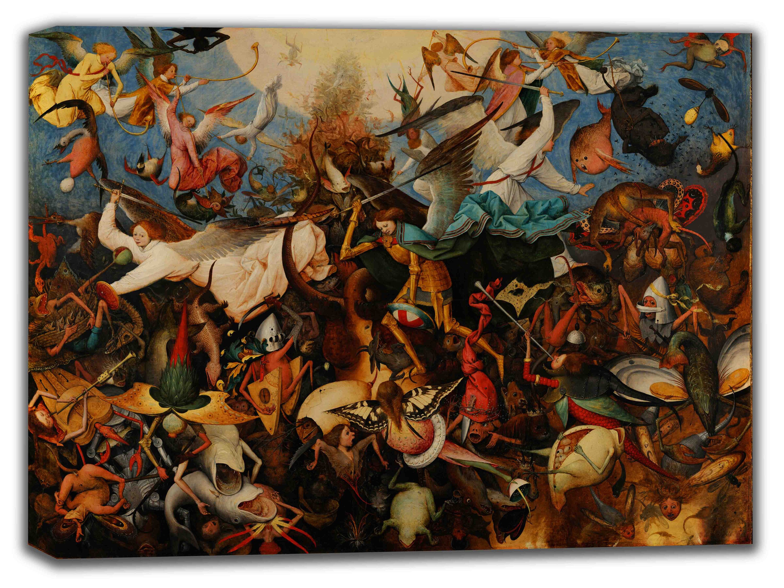 Canvas Art Print of Pieter Bruegel the Elder: the Fall of the - Etsy UK