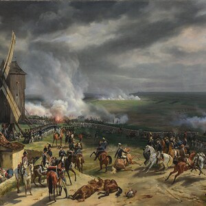 Emile Jean Horance Vernet: The Battle of Valmy. Fine Art Print/Poster. (003478)