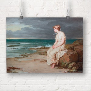 Miranda by John William Waterhouse. Fine Art Print/Poster