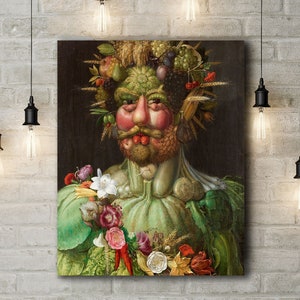 Premium Canvas Art Print of Giuseppe Arcimboldo: Vortumnus