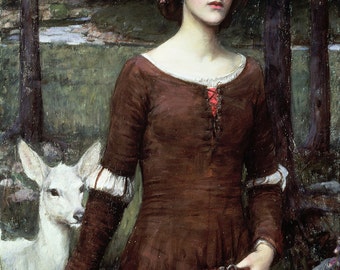 John William Waterhouse: The Lady Clare. Fine Art Print/Poster. (003612)