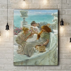 Premium Canvas Art Print of Lawrence Alma-Tadema: Fortune’s Favourite