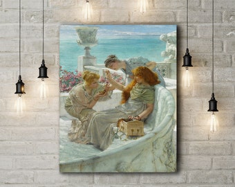 Premium Canvas Art Print of Lawrence Alma-Tadema: Fortune’s Favourite
