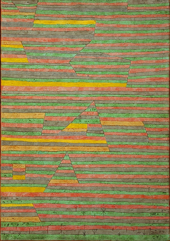 Paul Klee: Monuments at G. Fine Art Print/poster (5020) - Etsy