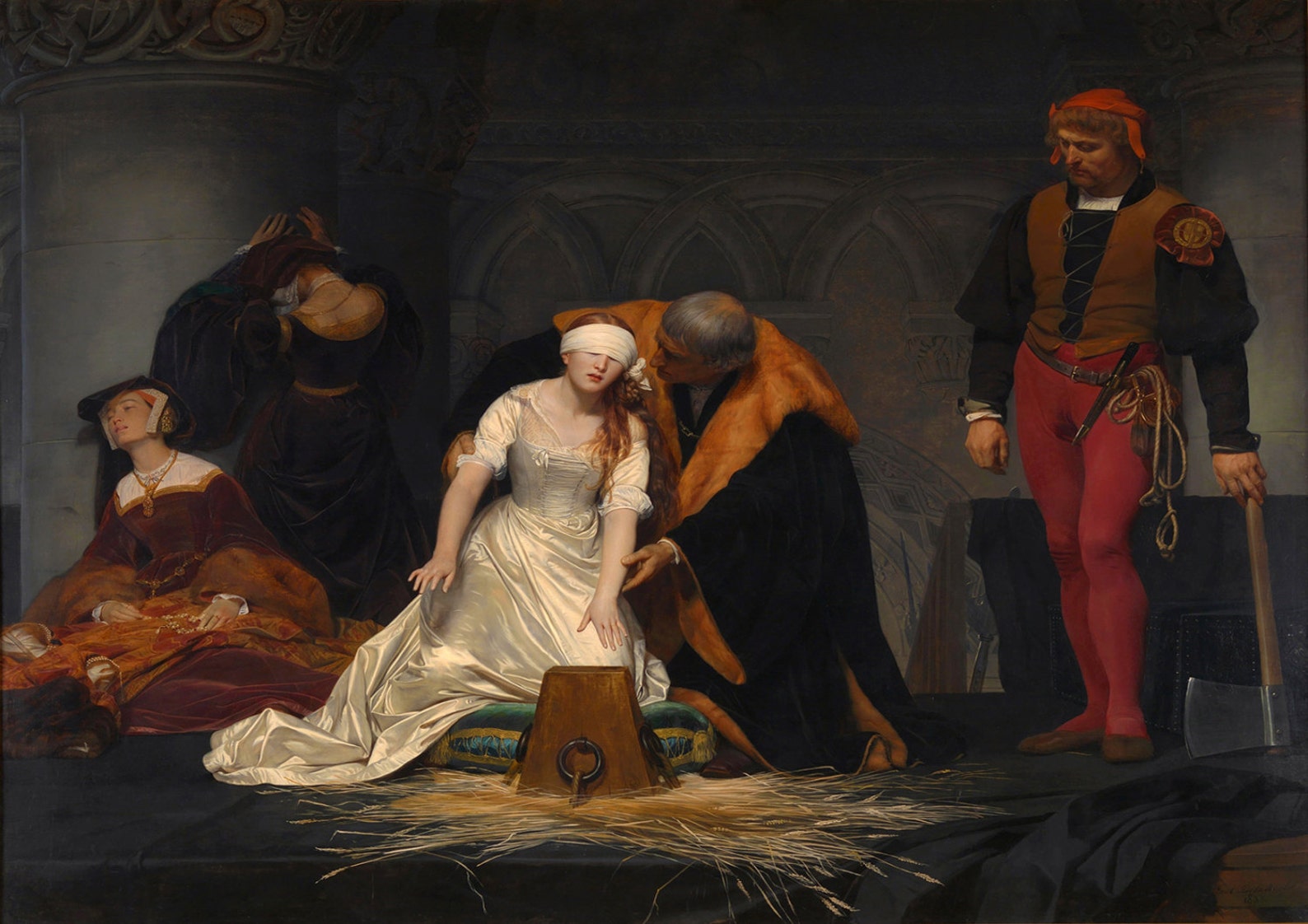 Delaroche Execution Of Lady Jane Grey