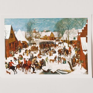 Premium Giclée Print of Pieter Bruegel the Elder: The Massacre of the Innocents. Museum Quality Print of Famous Painting.