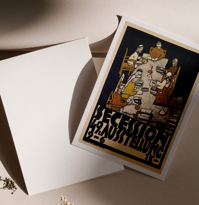 Egon Schiele Fine Art PrintPoster. 003691 Moa