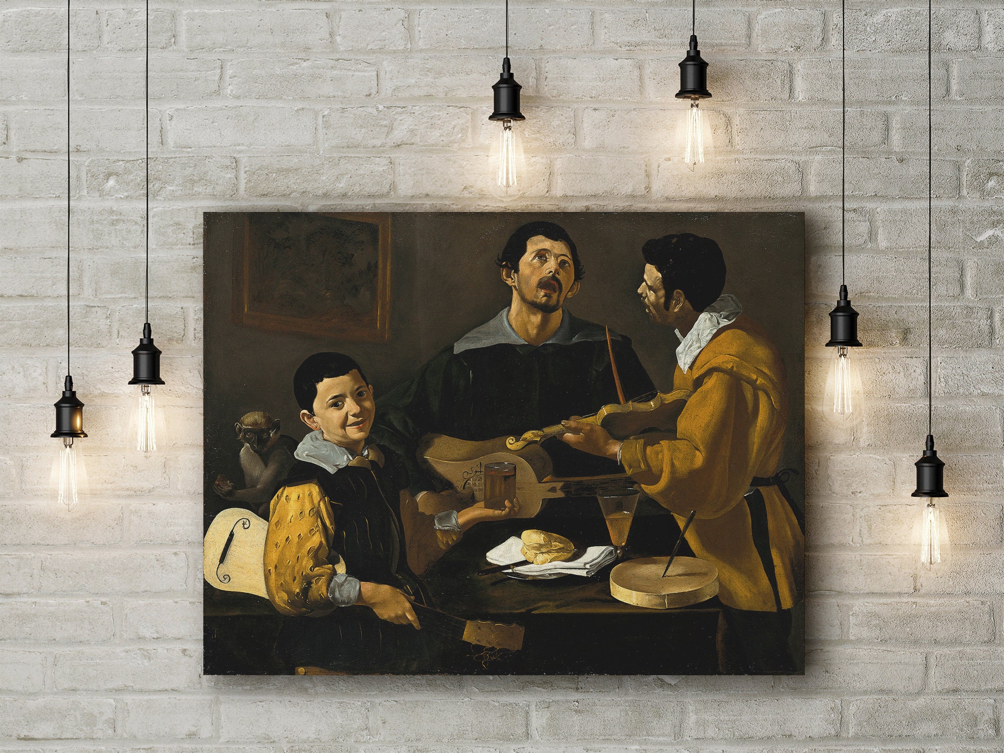 Portrait Canvas Art Print of Diego Velázquez: Three Musicians. - Etsy UK