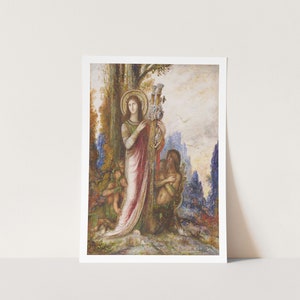Premium Giclée Print of Gustave Moreau: Poet And Satyrs. Museum Quality Print of Famous Painting