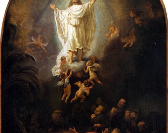 Rembrandt: The Ascension. Fine Art Print/Poster