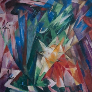 Franz Marc: Birds. Fine Art Print/Poster. Home Decor/Wall Art.