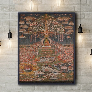 Canvas Art Print of Amitabha, the Buddha of the Western Pure Land By Central Tibet.