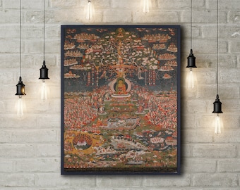Canvas Art Print of Amitabha, the Buddha of the Western Pure Land By Central Tibet.