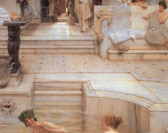 Lawrence Alma-Tadema: A Favourite Custom. Fine Art Print/Poster. (003805)
