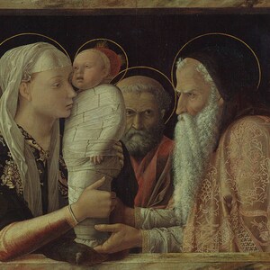 Andrea Mantegna: The Presentation. Fine Art Print/Poster (004728)