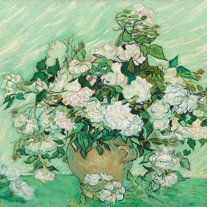 Vincent van Gogh: Roses. Fine Art Print/Poster. (003557)