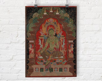 Green Tara. Fine Art Print/Poster