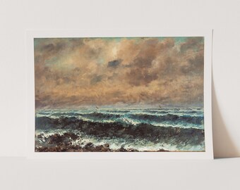 Premium Giclée Print of Gustave Courbet: Autumn Sea. Museum Quality Print of Famous Artwork.