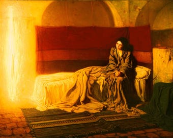 Henry Ossawa Tanner: The Annunciation. Fine Art Print/Poster. (004738)