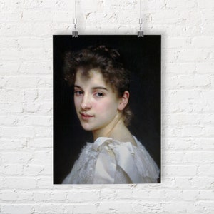 William-Adolphe Bouguereau: Gabrielle Cot. Fine Art Print/Poster.