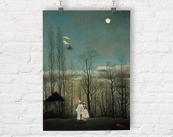 Henri Rousseau: A Carnival Evening. Fine Art Print/Poster (001233)