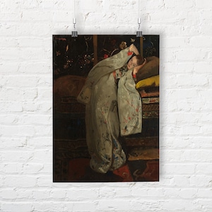 Girl in a White Kimono, George Hendrik Breitner, 1894. Fine Art Print/Poster