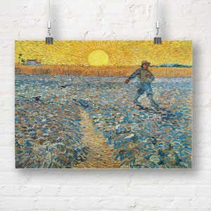 Vincent van Gogh: Il seminatore. Stampa/Poster Fine Art