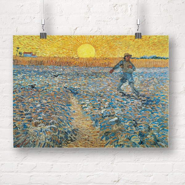 Vincent van Gogh: Der Säer. Kunstdruck/Poster