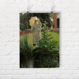 Landscape by Wilhelm Trübner. Fine Art Print/Poster