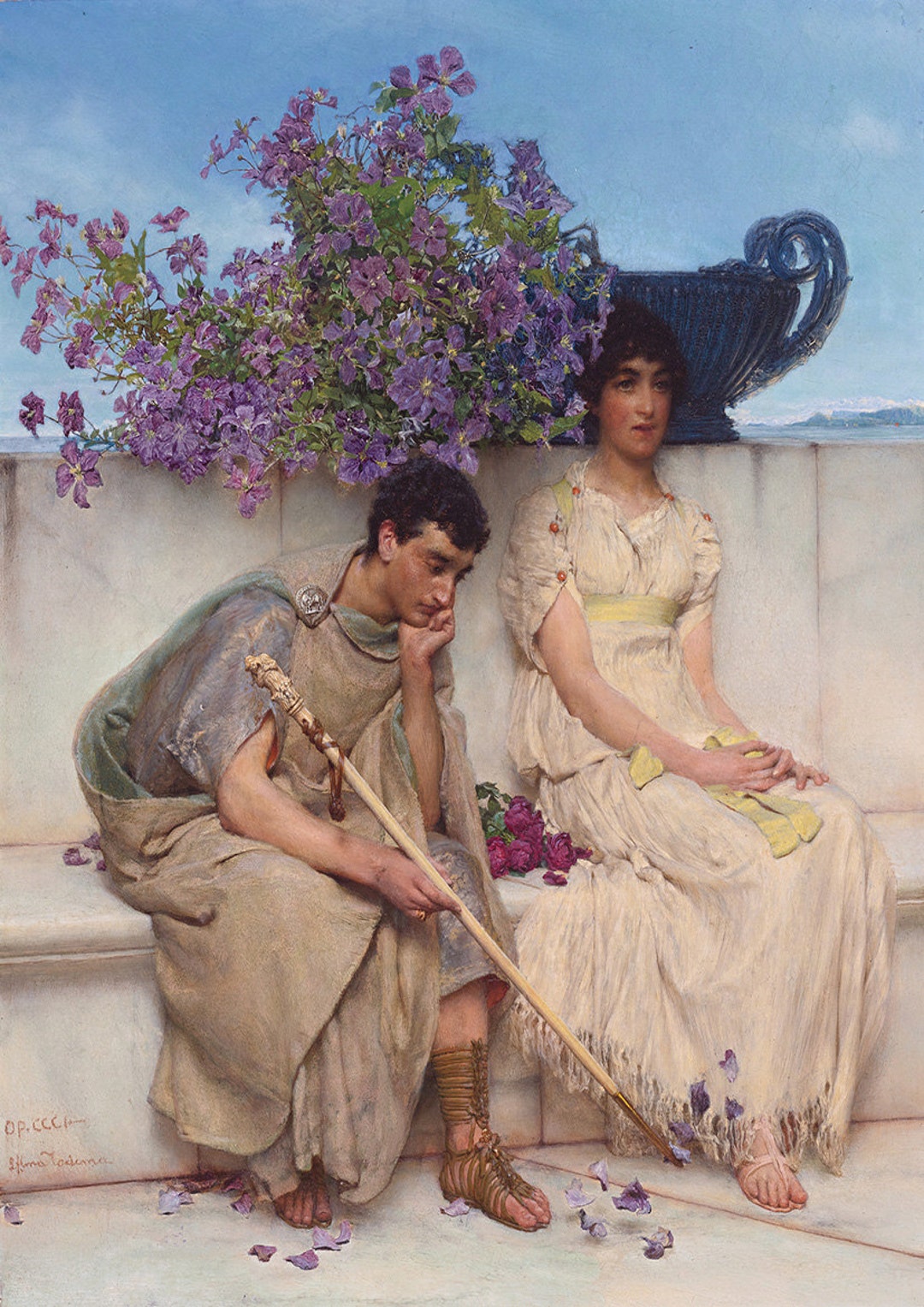 Lawrence Alma-tadema: an Eloquent Silence. Fine Art Print/poster