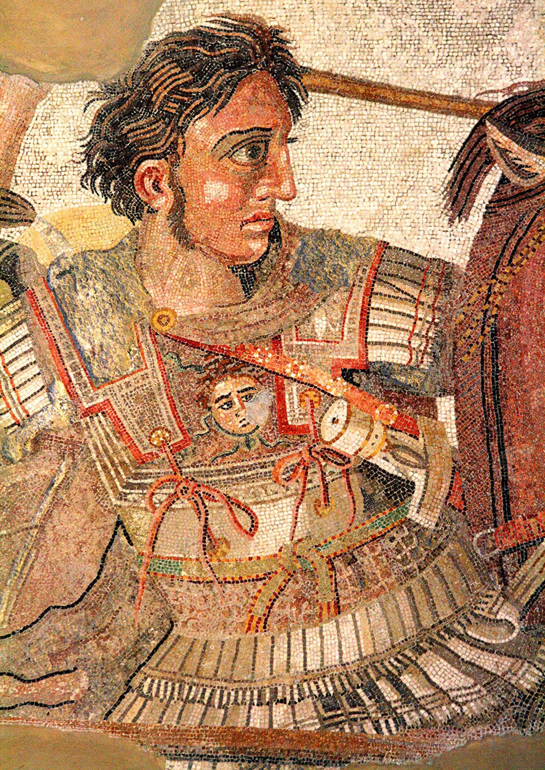 Battle Of Issus Mosaic, Alexander The Great. Fine Art Print/Poster