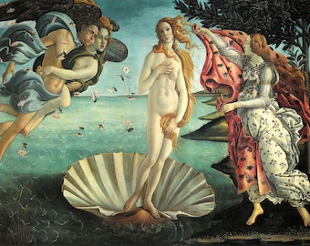 Sandro Botticelli: The Birth of Venus. Fine Art Print/Poster (00310)