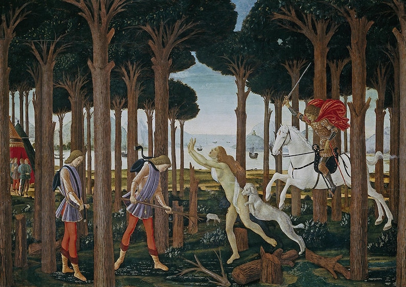 Sandro Botticelli The Story of Nastagio degli Onesti I