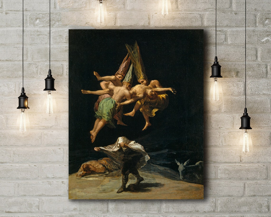 Картина полет ведьм гойя