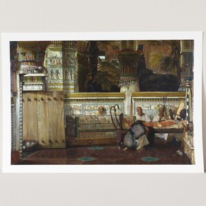 Premium Giclée Print of Lawrence Alma-Tadema: The Egyptian Widow (1872). Museum Quality Print of Famous Painting