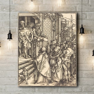 Canvas Art Print of Albrecht Dürer: Ecce Homo