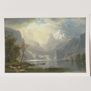 Impressão Giclée Premium de Albert Biersadt: Nas Sierras Lake Tahoe. Impressão com qualidade de museu de obras de arte famosas.