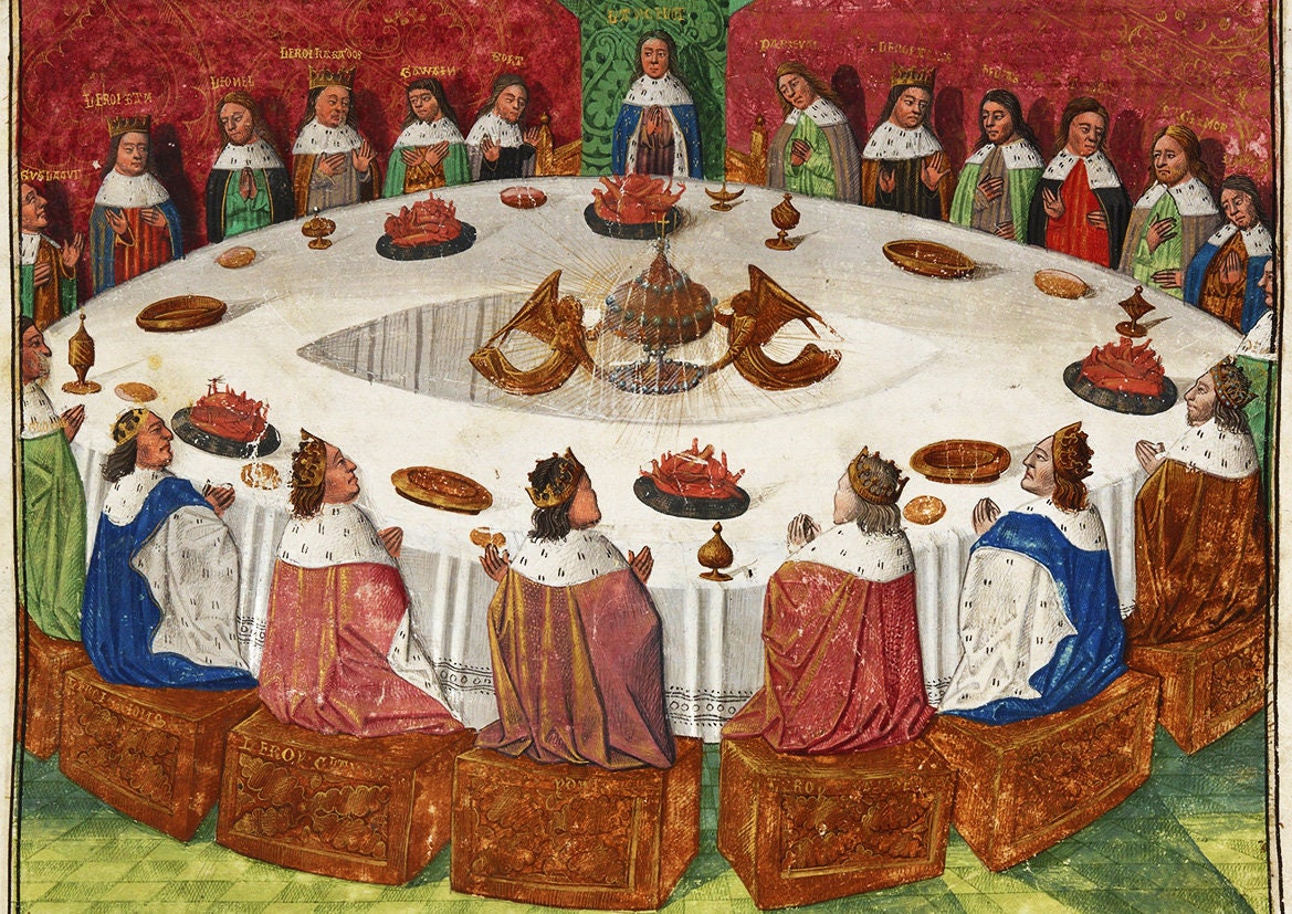 King Arthur's Knights gathered at the Round Table to Celebrate Pentecost 5402