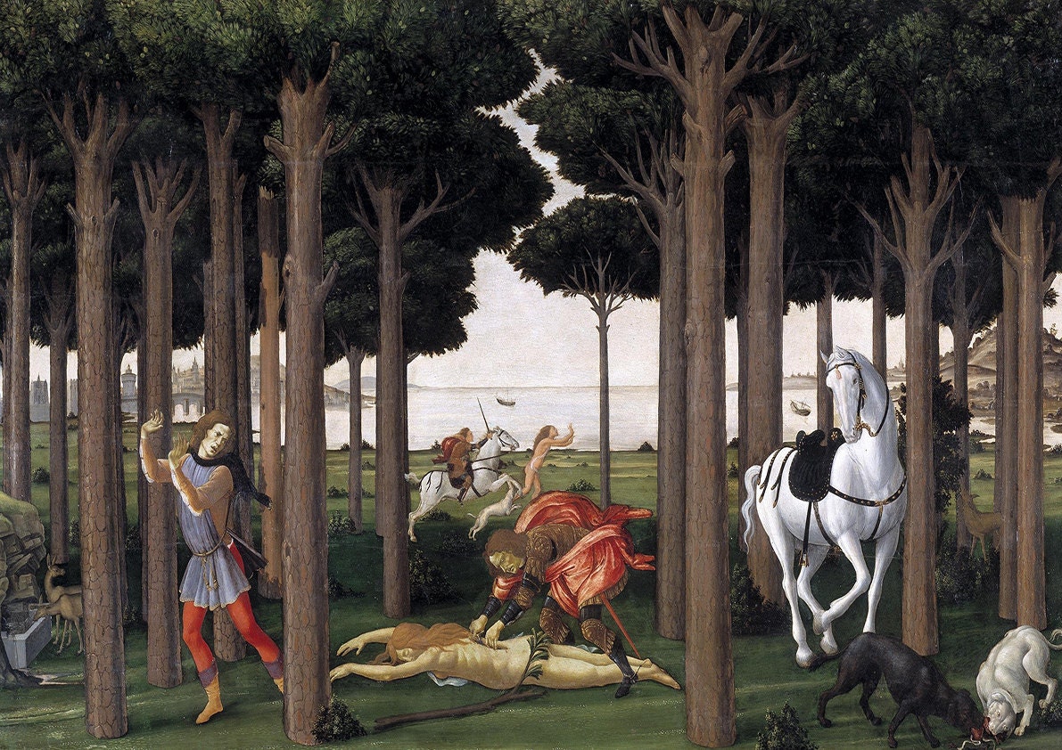 Sandro Botticelli The Story of Nastagio degli Onesti II