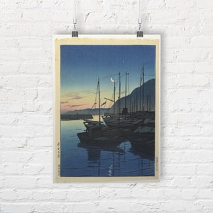 Ochtend in Beppu, Kawase Hasui. Fine Art Print/Poster