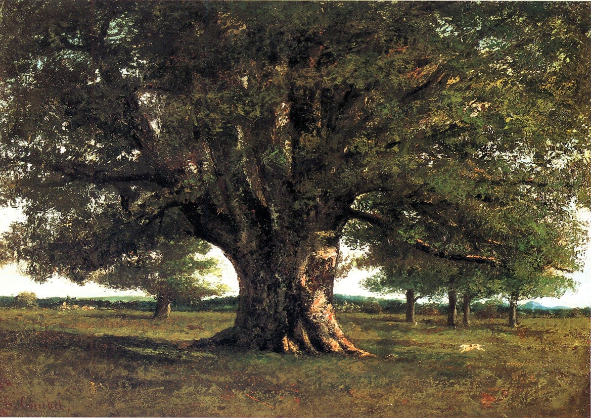 Gustave Courbet: the Oak Tree of Flagey (vercingetorix). Fine Art
