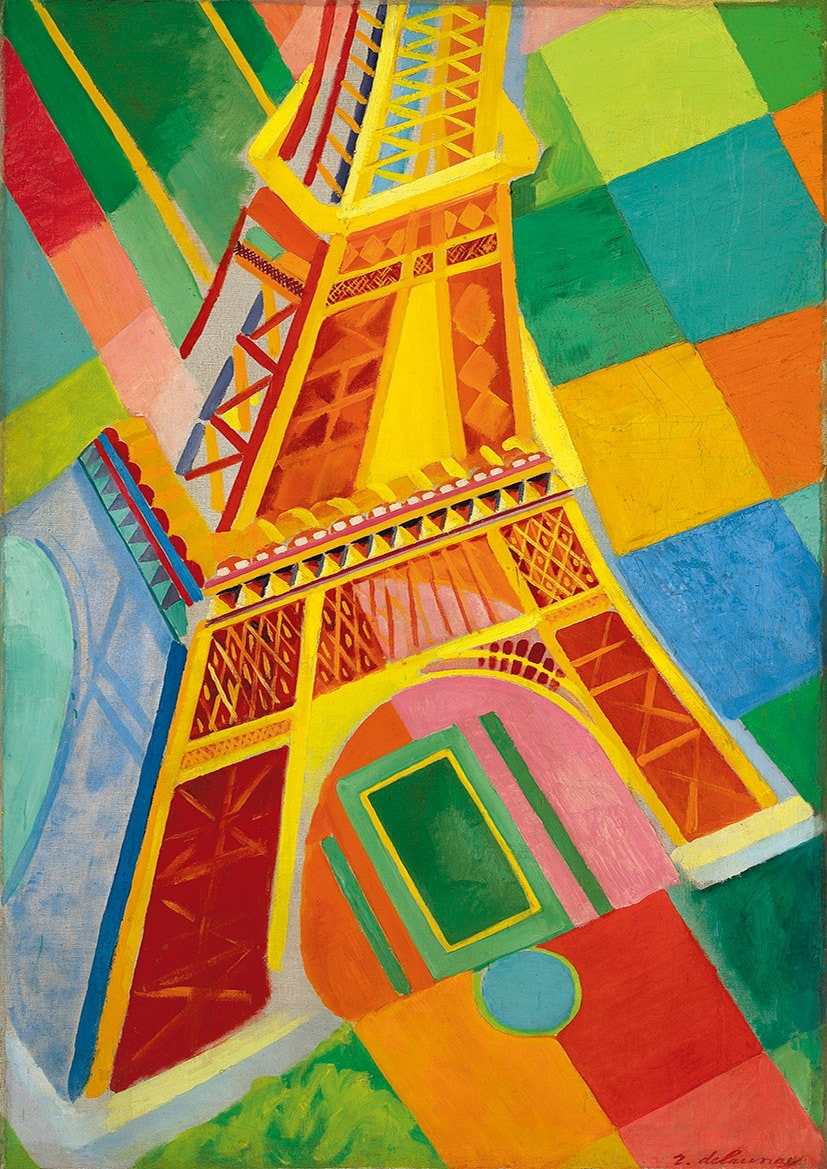Robert Delaunay Eiffelturm. Fine Art Print/Poster. 003214