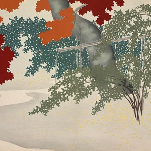 Maple from Momoyogusa–Flowers of a Hundred Generations (ca. 1909–1910) by Kamisaka Sekka. Fine Art Print/Poster