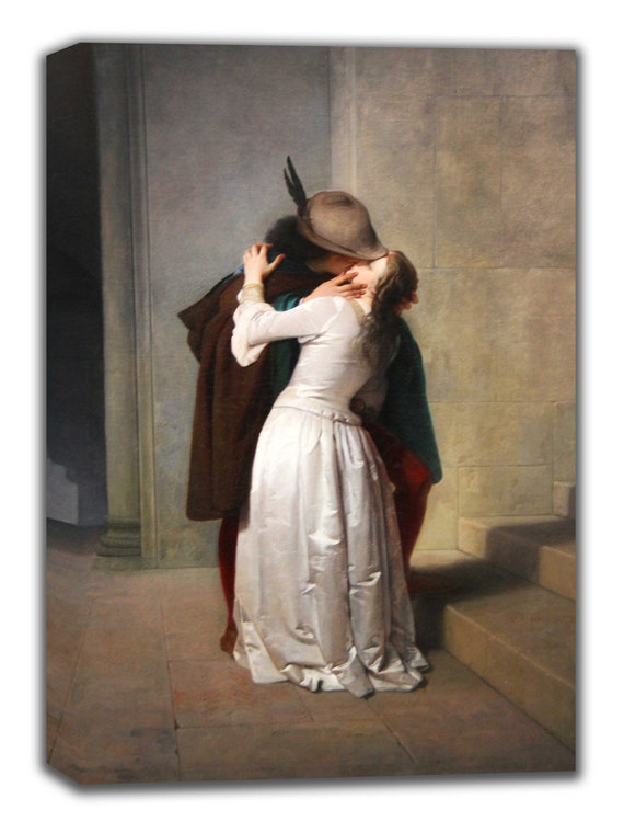 By Francesco Hayez Canvas Prints 16 by 20 The Kiss Gallery Wrapped By Francesco Hayez Canvas Prints 16 by 20 The Kiss Gallery Wrapped