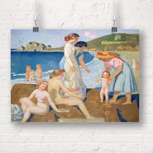 Bathers in Perros Guirec by Maurice Denis. Fine Art Print/Poster